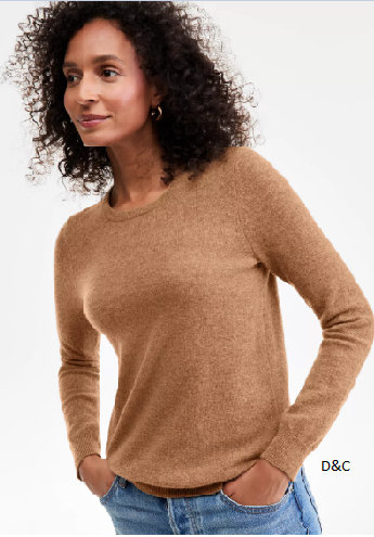 Charter ClubWomen’s Long-Sleeve 100% Cashmere Crewneck Sweater, Macy’s Exclusive