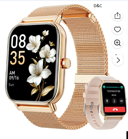 Mingdaln Smart Watch fits for Android and Iphone, IP68 Waterproof, Suitable for Women Men