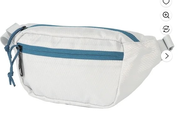 Ozark Trail Packable Unisex Waist pack, Polyester, with Zipper