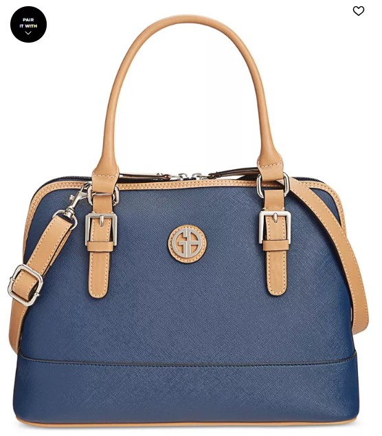 Saffiano Dome Satchel