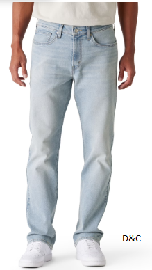Levi Strauss Signature Men’s and Big and Tall Straight Fit Jeans