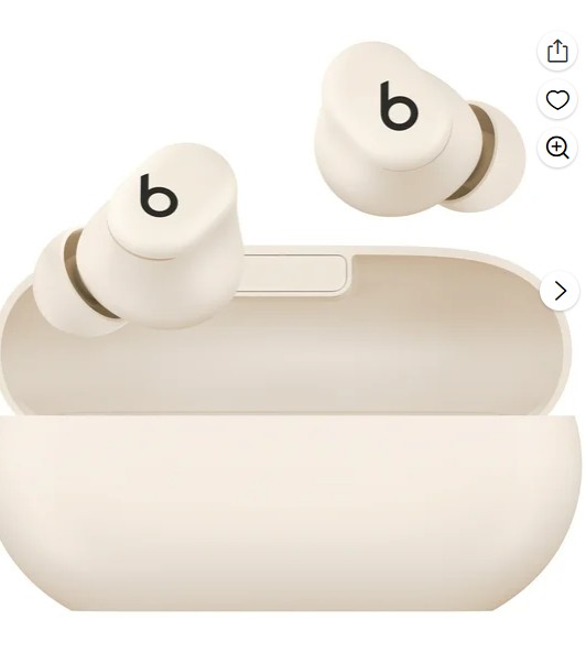 Beats Solo Buds Bluetooth Earbuds- Ivory
