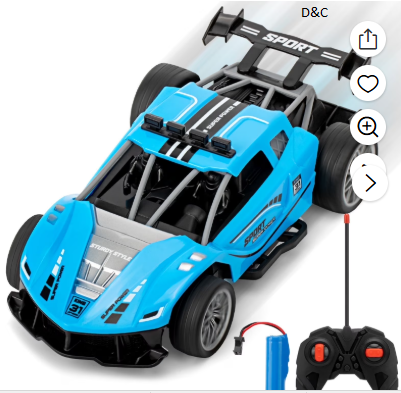 Kivdit 1:16 RC Cars,2.4GHz High Speed Remote Control Cars,All Terrain RC Drift Cars for Kids,Toys for Boys Girls(Blue)