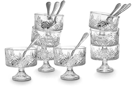 Dublin Crystal Tasters Trifle 16-Piece Set