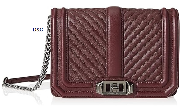 Rebecca Minkoff Chevron Quilted Small Love Crossbody