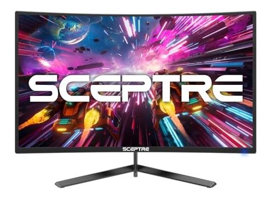 Sceptre 24″ Curved Gaming Monitor | FHD 1920×1080 | 180Hz | AMD FreeSync | C248B-FWT168
