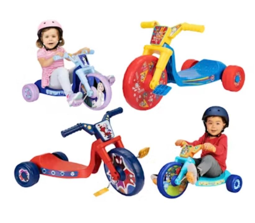Fly Wheel Frozen Junior Cruiser Tricycle with 10 inch Front Wheel Child 2 to 4 Years