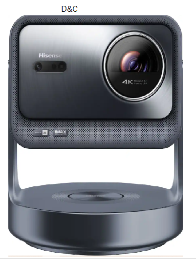 Hisense – C2 Ultra Triple Laser 4K Smart Projector, 65″-300″, 3000 ANSI Lumens, IMAX Enhanced, Designed for XBOX, JBL Speaker – Silver