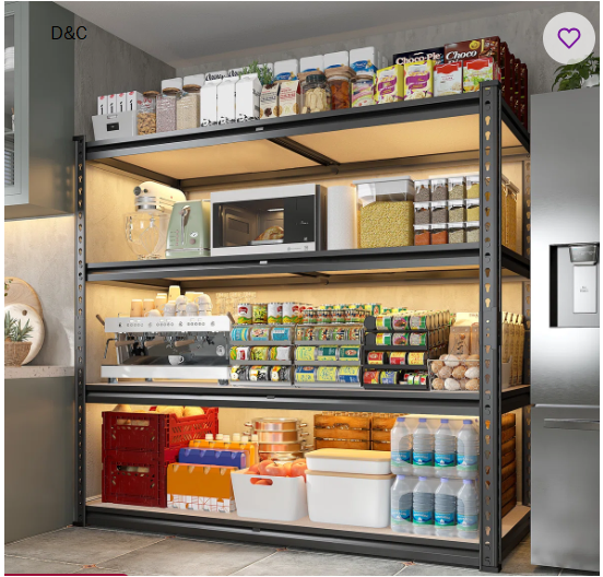 20″D X 40″W Shelving Unit Loads 2000Lbs, Heavy Duty Garage Shelving, Adjustable Metal Storage Shelves