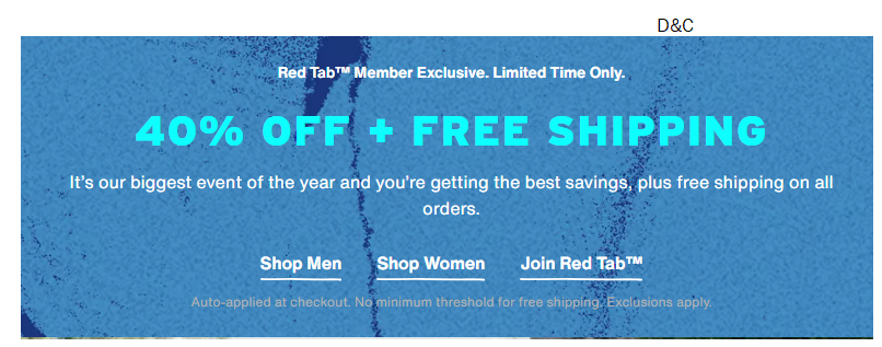 Levi Black Friday Sale 40% OFF + FREE SHIPPING