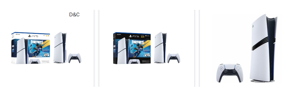 playstation sets are in stock