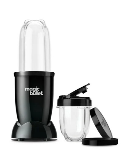 Magic Bullet Essential Blender with To-Go Lid – All Black