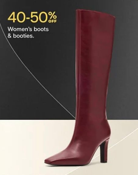 40-50% off on Women’s Bootie