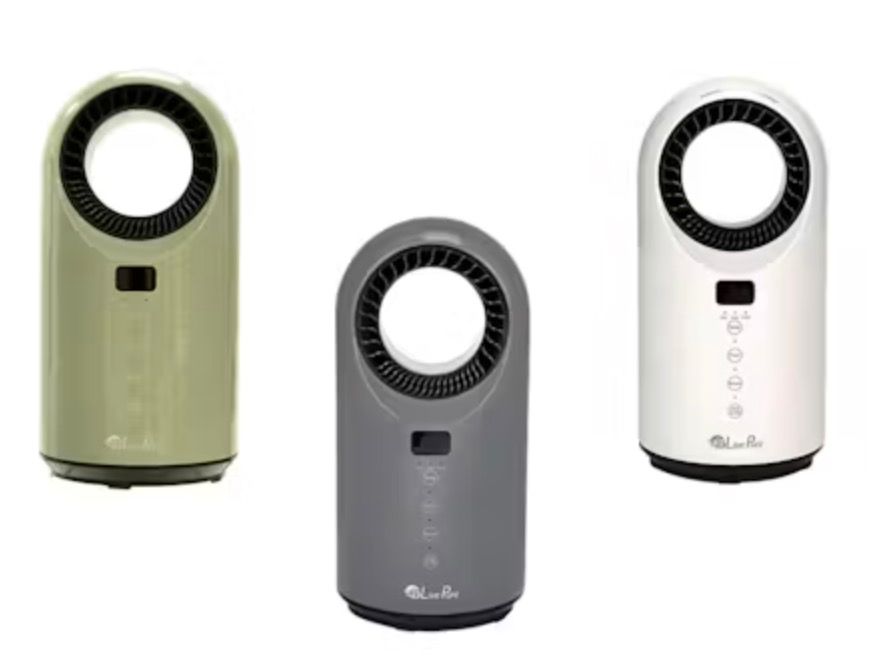 LivePure Turbine Vortex Oscillating 1500-Watt Heater with Filtration