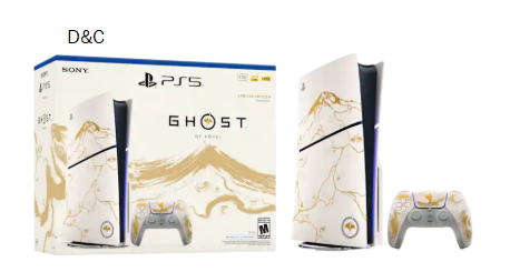 PlayStation 5 Console – Ghost of Yōtei Gold Limited Edition Bundle – PlayStation 5