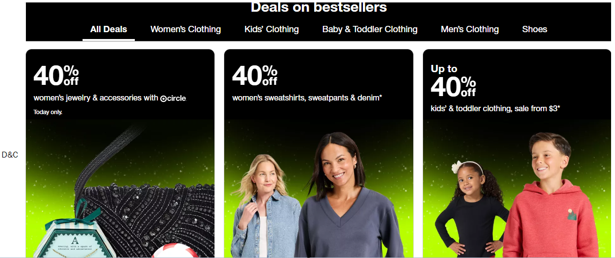 Clothing, Shoes & Accessories Deals ~ 40% off