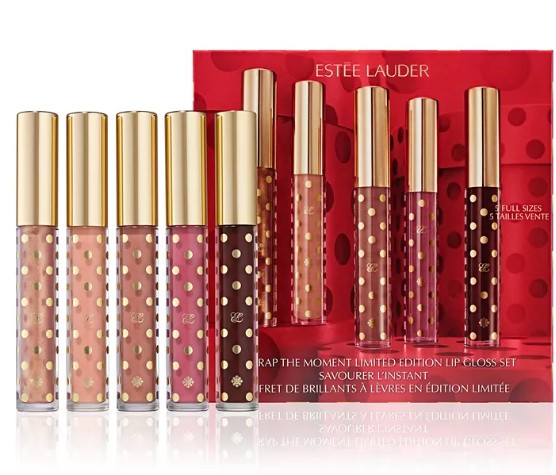 5-Pc. Unwrap The Moment Holiday Lip Gloss Gift Set