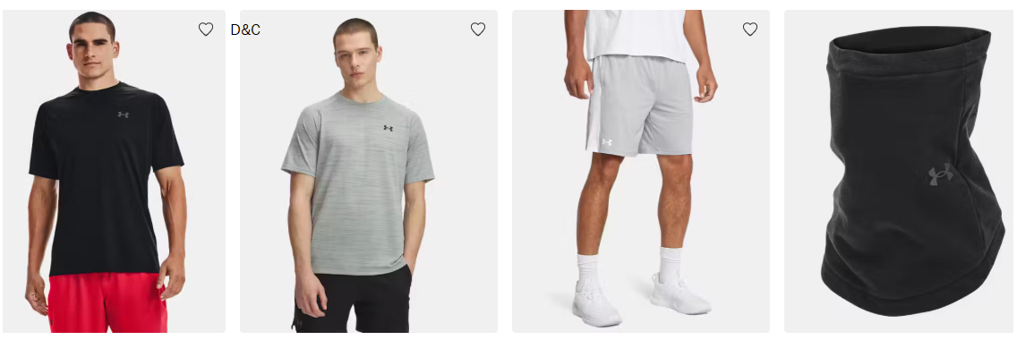 Under Armour 40% off with code: CHEATCODE