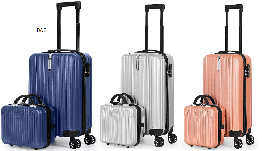 Hikolayae Value Pack 2-Piece Hardside Spinner Luggage Set