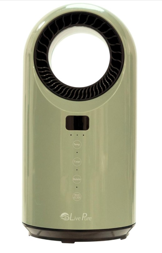 LivePure Turbine Vortex Oscillating 1500-Watt Heater with Filtration