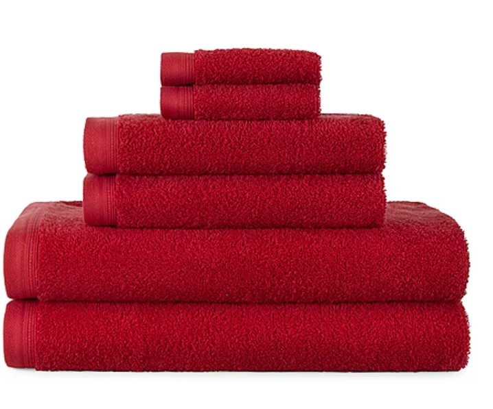 Home Expressions Solid & Stripe Bath Towel