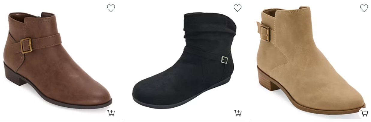 St. John’s Bay Womens Randa Flat Heel Booties