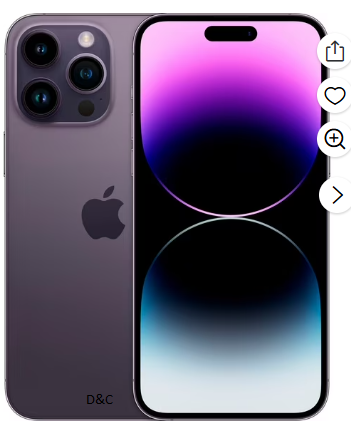 Restored Apple iPhone 14 Pro Max – Carrier Unlocked – 256GB Deep Purple (Refurbished)