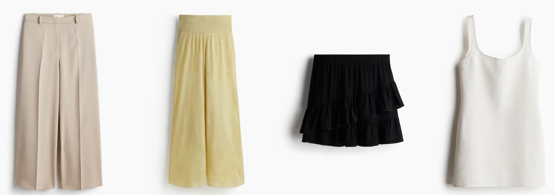 Wide-leg Twill Pants