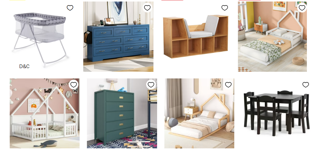 Your Zone Easy to Assemble Storage Bed with Bookcase Headboard, Twin, Natural Teak Finish