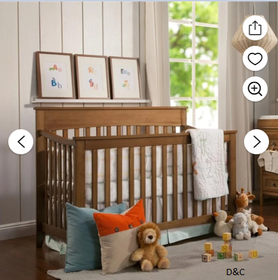 DaVinci Grove 4-in-1 Convertible Crib in Chestnut Finish