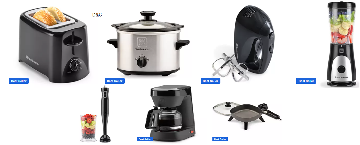$9.98 toastmaster appliances