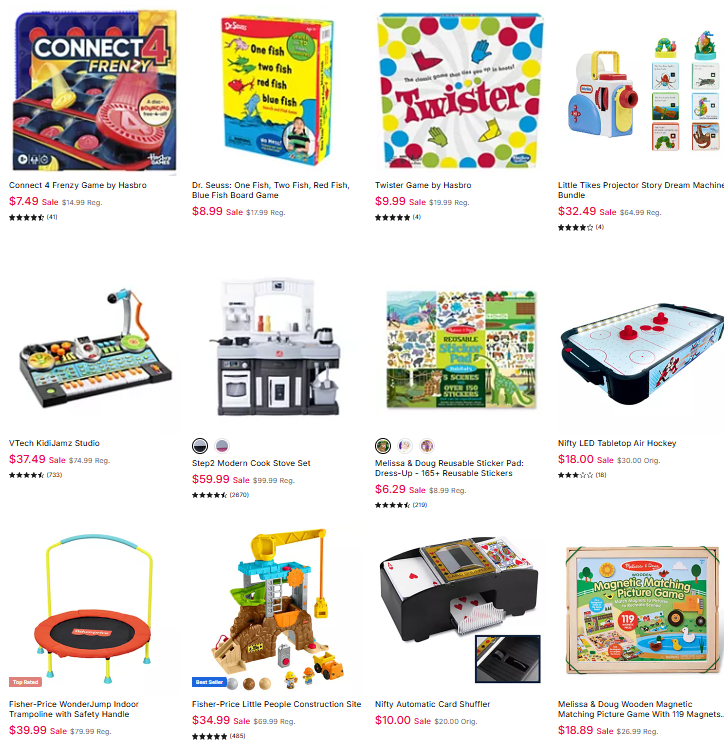 Kohls DOORBUSTERS on Toys, Games and more
