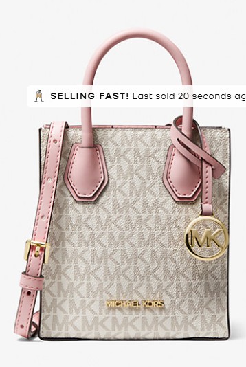 Mercer Extra-Small Logo and Leather Crossbody Bag