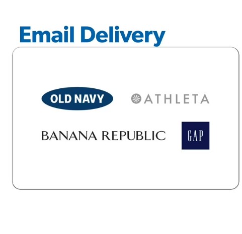 Gap Options, Gap, Old Navy, Banana Republic and Athleta $50 Email Delivery Gift Card