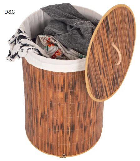 Bamboo Laundry Hamper with Handles