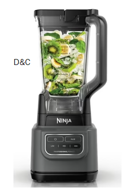 Ninja Classic Blender, 1000 Watts, 3 Speeds, Smoothies, 72 Oz. Pitcher, Total Crushing Blades, Dark Gray BE200