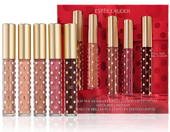 5-Pc. Unwrap The Moment Holiday Lip Gloss Gift Set