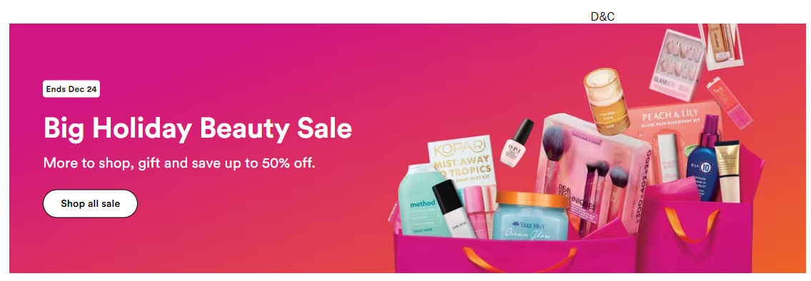 ULTA BIG HOLIDAY SALE – Upto 50% OFF