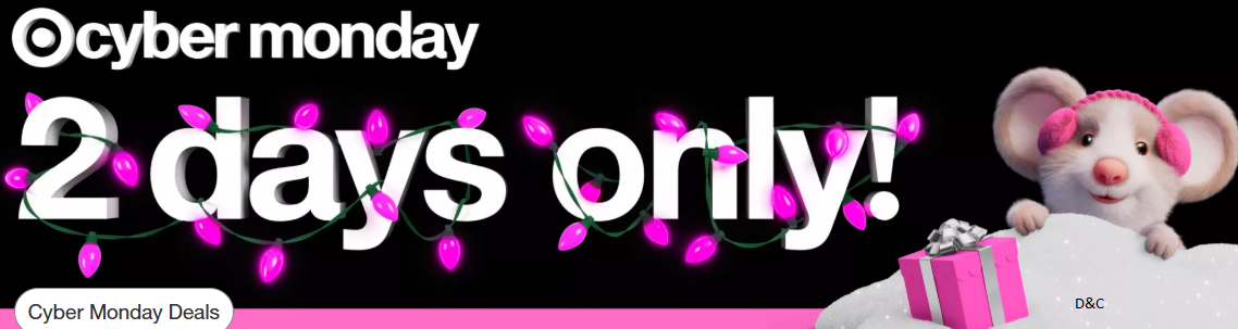Target cyber Monday is live