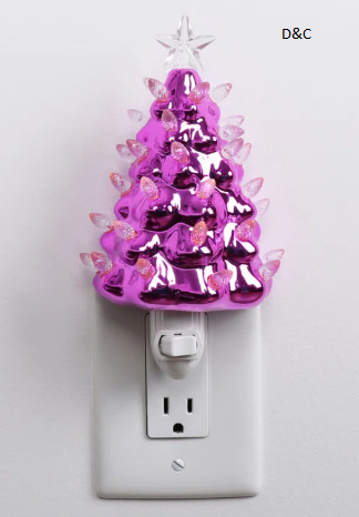 Christmas Lamp Night Light – Christmas Tree Night Light – Ceramic Christmas Tree