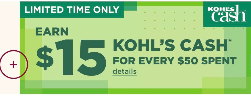 Kohl’s Cyber Monday Deals: Earn $15 for every $50 spent