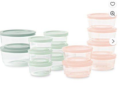 Pyrex Simply Store 28-Piece Glass Storage Set with Lids, Multi-Purpose Kitchen Storage and Organization Solution