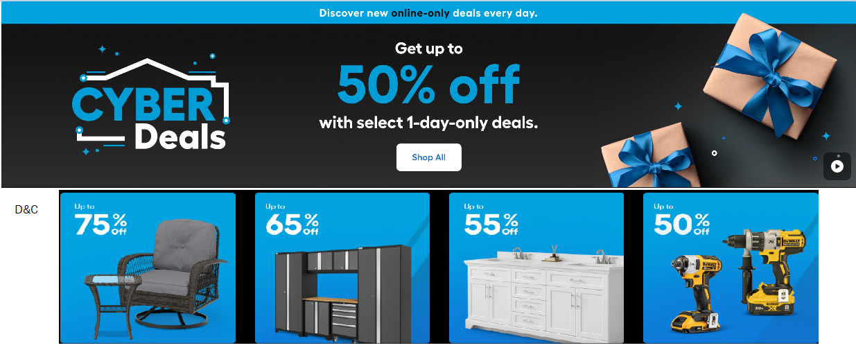 Lowes Cyber Monday Deals are live! Up to 50% off