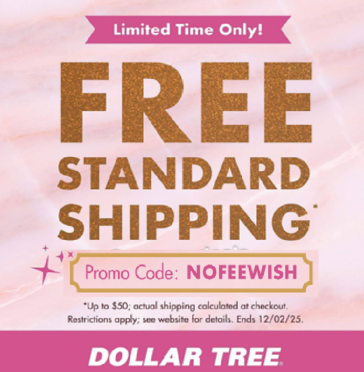 Dollar Tree – Free Shipping