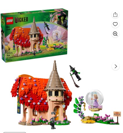 LEGO Wicked Glinda & Elphaba Visit Munchkinland Building Toy – Toy Figures & Playset for Kids, Girls & Boys, Ages 9+ – Gift for Christmas Fun Pretend Play Set for Wicked Fans – 75690