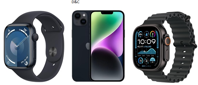 Apple iPhone 14 Plus & Apple Watches