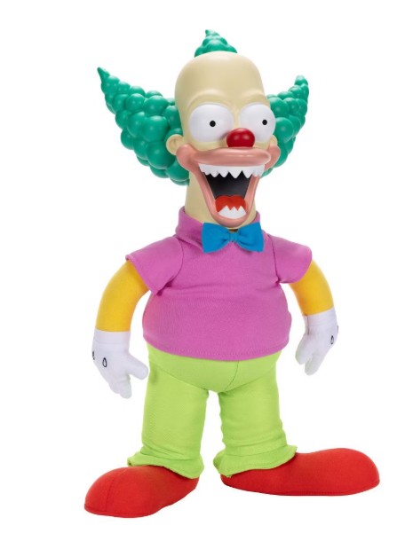 The Simpsons Good and Evil 16″ Talking Krusty Pull String Doll Plush