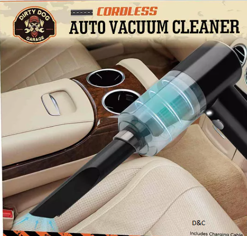 DIRTY DOG Cordless Wireless Charging Auto Vacuum Cleaner