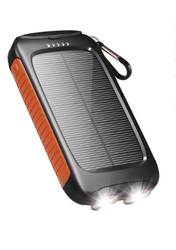 SOLPOWBEN 38800mAh Solar Power Bank Compatible for Iphone/Android 12W Portable Charger Power Bank with 2 SOS Flashlight Battery Pack for Outdoor Camping Hiking(Orange)