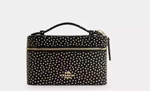 Cosmetic Case With Spot Print